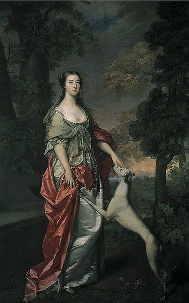 Gavin Hamilton Portrait of Elizabeth Gunning France oil painting art